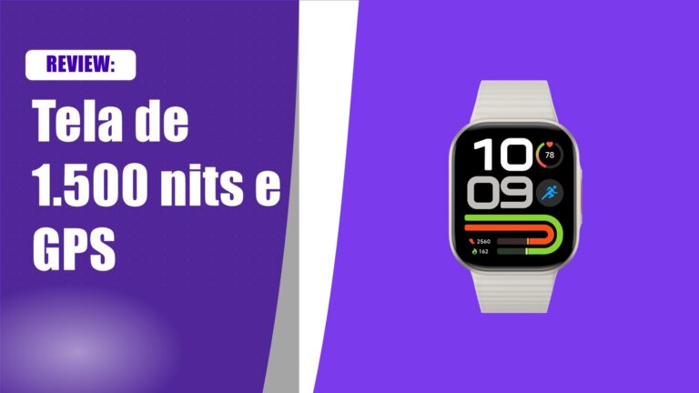 Smartwatch Redmi Watch 6 Lite com tela AMOLED de 1.500 nits